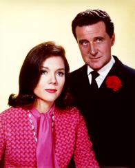 Emma Peel and John Steed