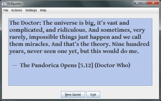 Quote from Doctor Who