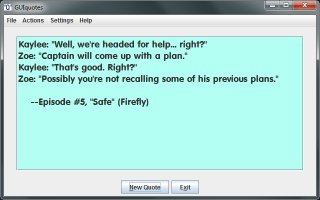Quote from Firefly